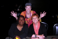 Kim Kelsey Donna Marie with Lynn behind